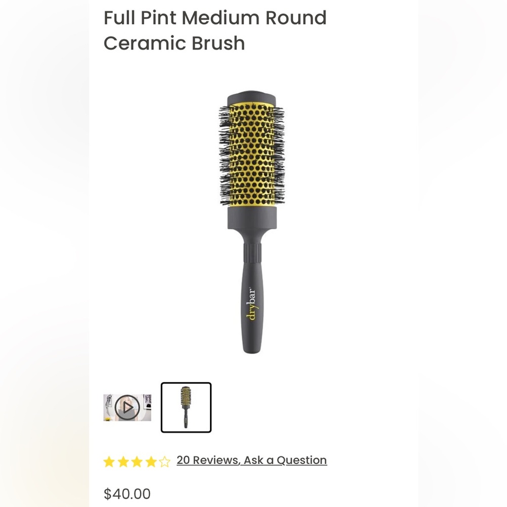 Drybar Full Pint Medium Round Ceramic Brush